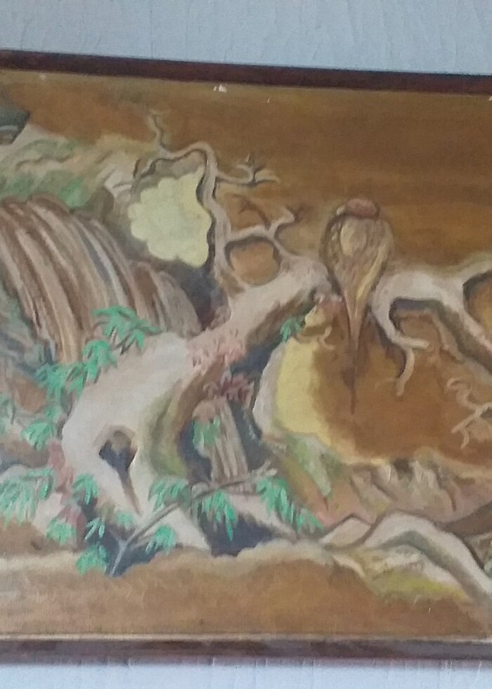 Antika 1987 yagli boya imzalı  - Görsel 2