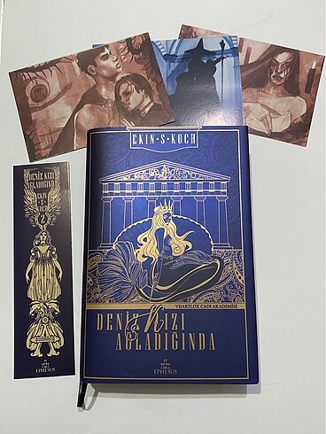 Deniz Kızı Ağladığında Ciltli Şömizli Islak İmzalı Kitap