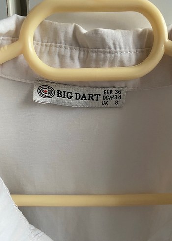 Beyaz Oversize Gömlek - Görsel 5