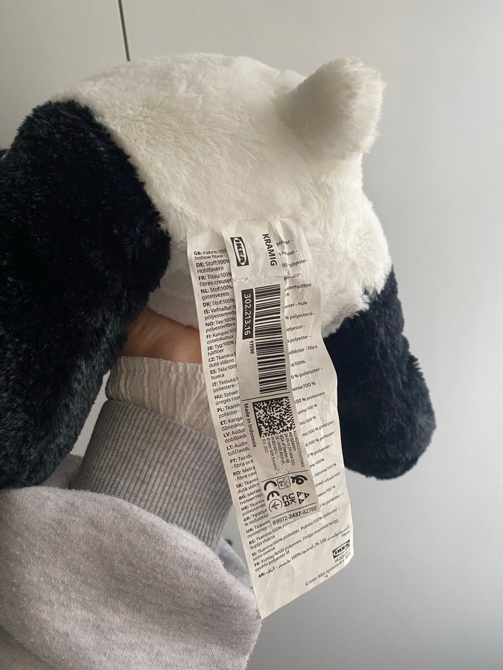 Yumuşak Peluş Panda Oyuncak - Görsel 4