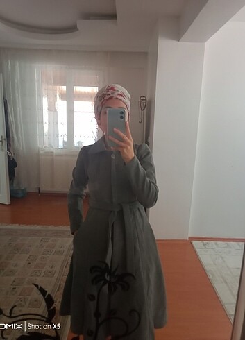 s Beden gri Renk kaşe kaban