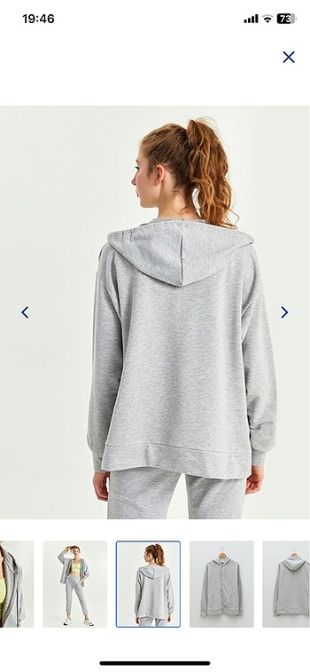 s Beden Fermuarlı Sweatshirt Hırka