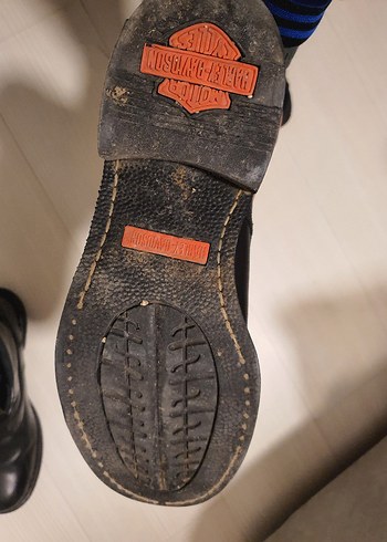 Erkek Siyah Deri Biker Botları - Görsel 2