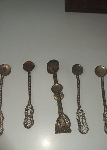 antika telkari işlemeli Osmanlı dönemi kaşık - Görsel 4