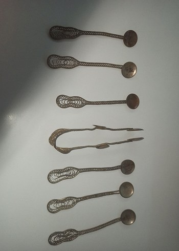 antika telkari işlemeli Osmanlı dönemi kaşık - Görsel 3