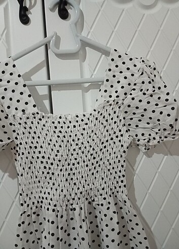 H&M Puantiyeli elbise