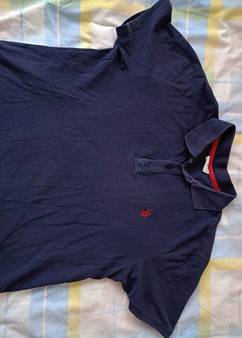 Lacivert Polo Tişört Kısa Kollu orijinal - Görsel 3