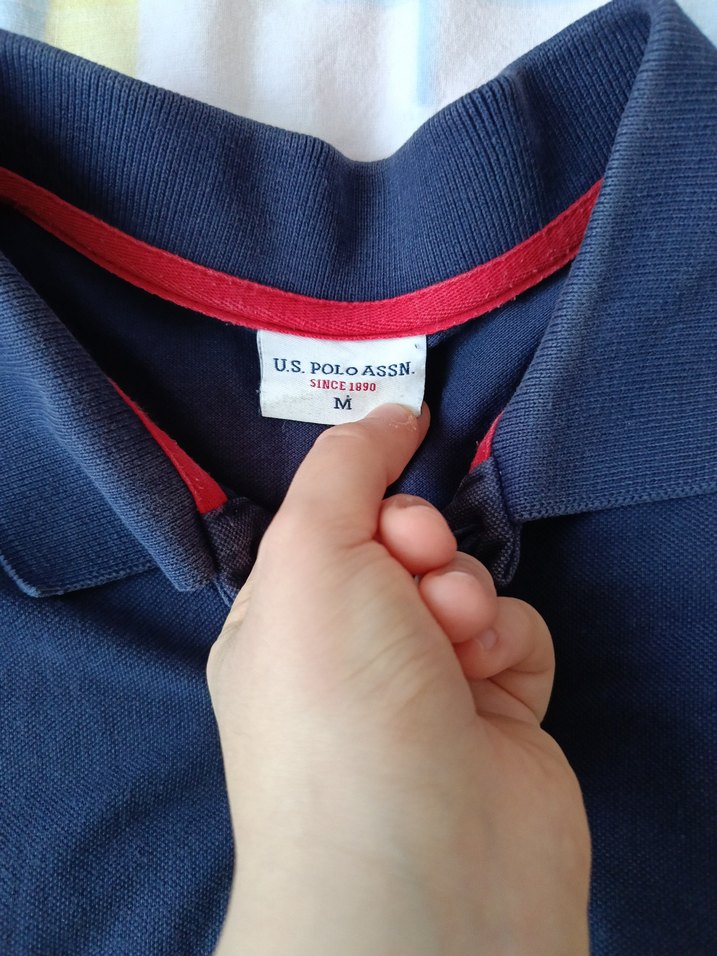 Lacivert Polo Tişört Kısa Kollu orijinal - Görsel 2