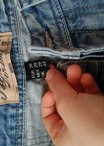 Bershka düşük bel kadın jort - Görsel 3