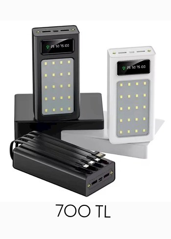 SIFIR POWERBANKLAR LED IŞIKLI
