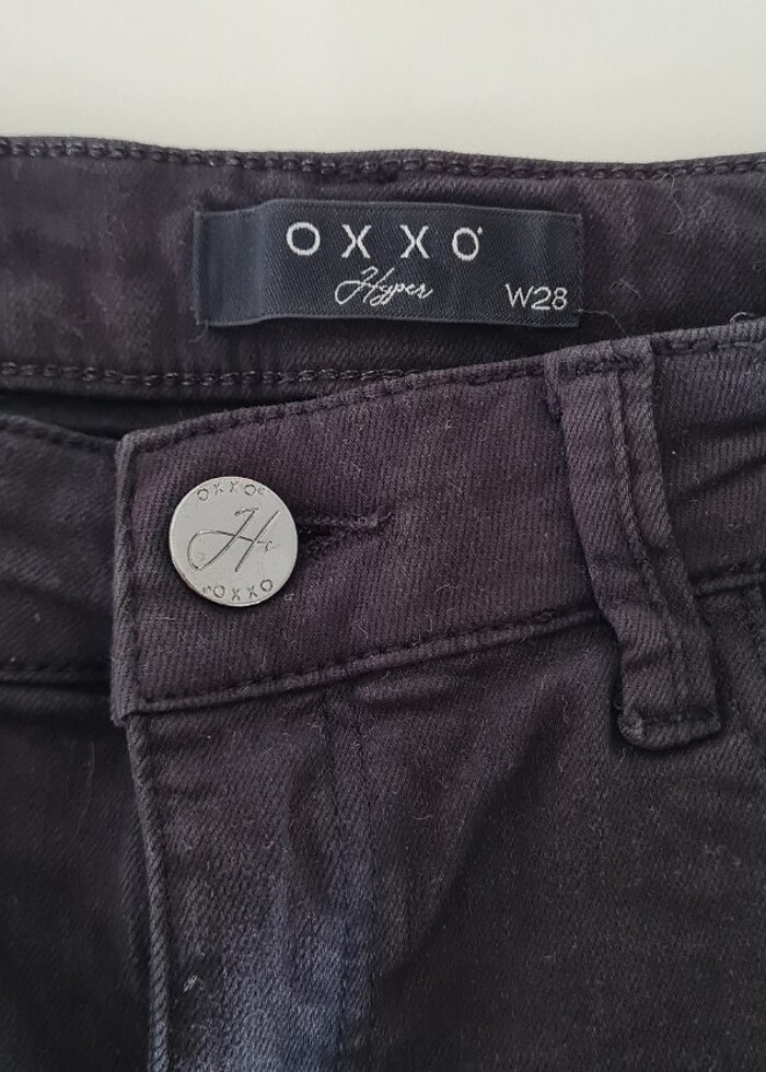 OXXO Siyah Yüksek Bel Boru Paça Pantolon 28 Beden - Görsel 2