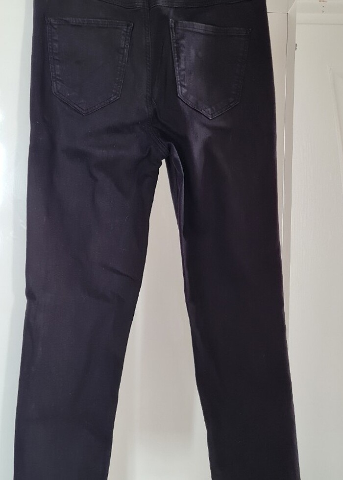 OXXO Siyah Yüksek Bel Boru Paça Pantolon 28 Beden - Görsel 3