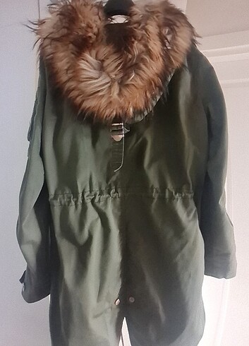 Bershka 3ü 1 Arada Mont Yağmurluk / Trençkot / Parka - Görsel 2