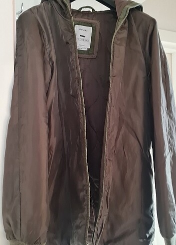 Bershka 3ü 1 Arada Mont Yağmurluk / Trençkot / Parka - Görsel 7