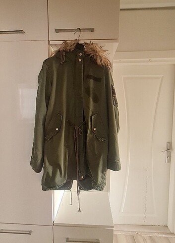 Bershka 3ü 1 Arada Mont Yağmurluk / Trençkot / Parka - Görsel 14