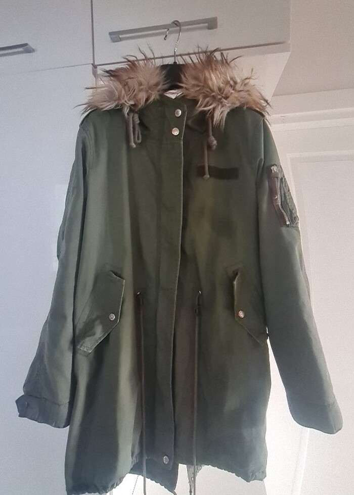 Bershka 3ü 1 Arada Mont  Yağmurluk / Trençkot / Parka - Görsel 3