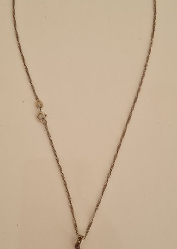 Diğer 925 Ayar Gümüş Kaplumbağa Kolye Zincir