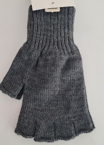 Obje Marka Parmaksız Eldiven  Antrasit - Görsel 7