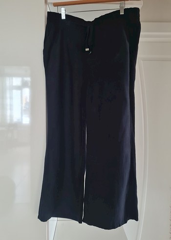 OXOX Siyah Geniş Paça Pantolon (XL Beden)