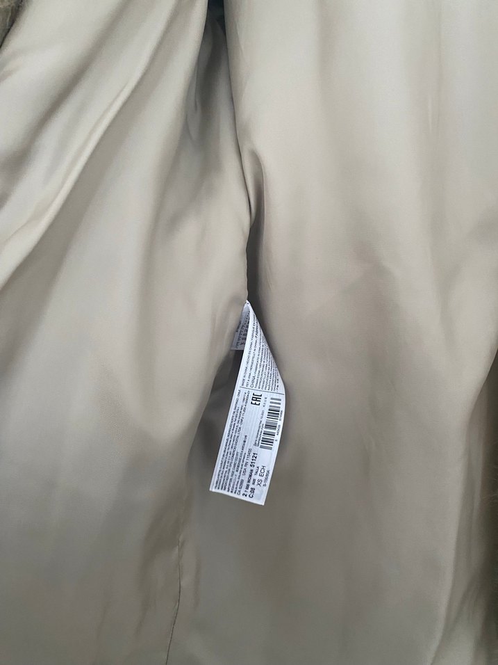 Bej Kadın Suni Kürk Kaban - Görsel 4