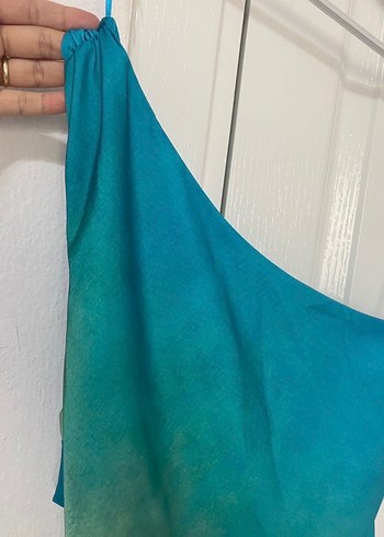 Zara viral sırt dekolteli  elbise - Görsel 3