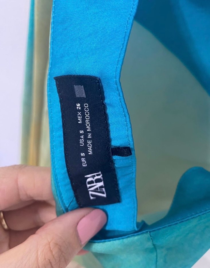 Zara viral sırt dekolteli  elbise - Görsel 4