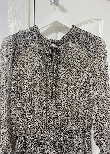 Zara şifon mini elbise - Görsel 9