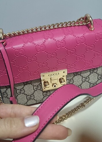  Beden pembe Renk Mini gucci canta
