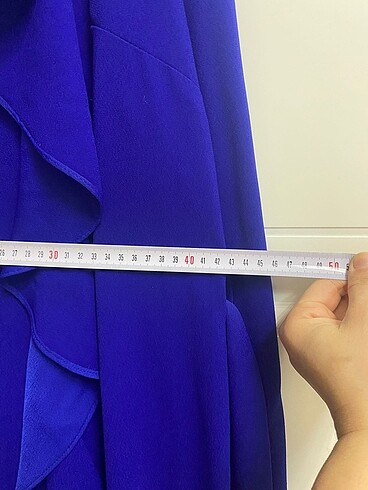 48 Beden lacivert Renk Tesettür abiye