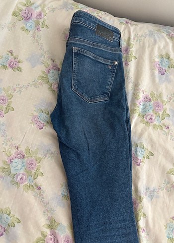 Kadın Mavi Denim Jean - Görsel 2