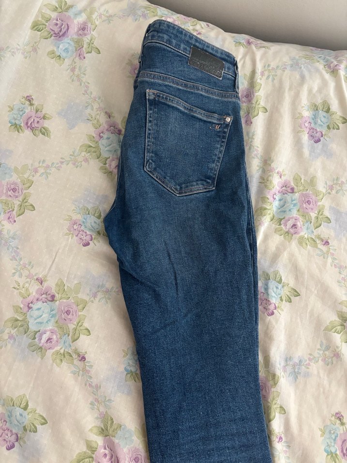 Kadın Mavi Denim Jean - Görsel 2