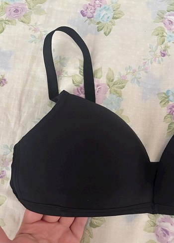 Siyah Minimalist Midi Sütyen - Görsel 2