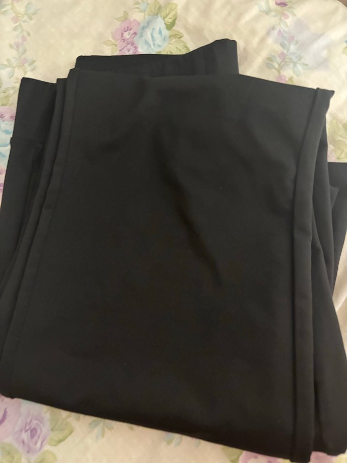 Siyah Kadın Elastik Kumaş Eşofman Tayt - Görsel 2