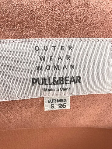 s Beden pembe Renk Pull and Bear Bomber %70 İndirimli.