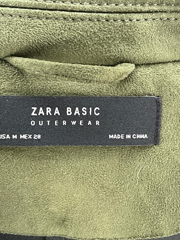 m Beden haki Renk Zara Bomber %70 İndirimli.