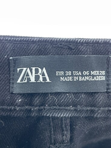 38 Beden siyah Renk Zara Jean / Kot %70 İndirimli.