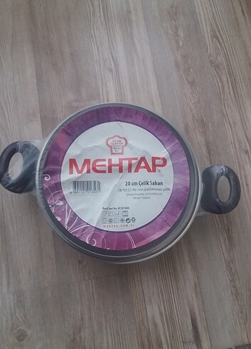 Mehtap mor çelik sahan