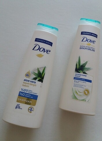 Dove Dove aloe vera-elma sirkesi sampuan 2'li