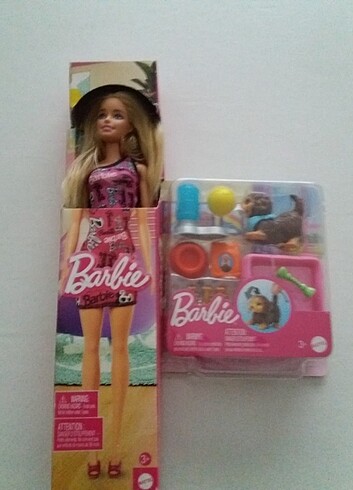 Barbie BARBIE 65 . YIL NOSTALJI OYUNCAK BEBEK VE KÖPEĞİ
