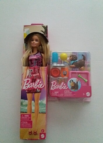 BARBIE 65 . YIL NOSTALJI OYUNCAK BEBEK VE KÖPEĞİ