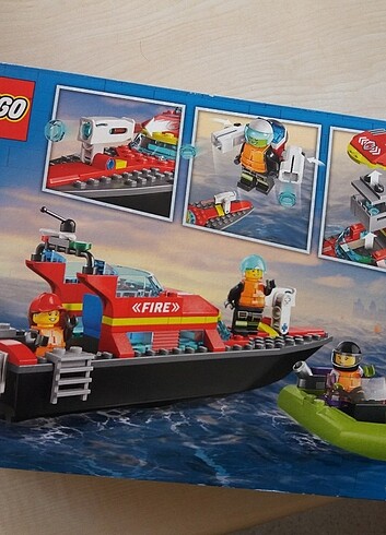 Beden Renk LEGO city rıhtım yangını kurtarma operasyonu SET