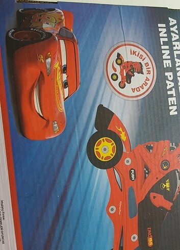 Disney lisanslı cars arabalar paten (S beden 31-34 no) - Görsel 8