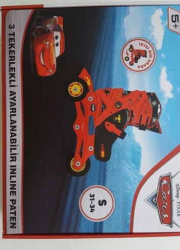 Disney lisanslı cars arabalar paten (S beden 31-34 no) - Görsel 9