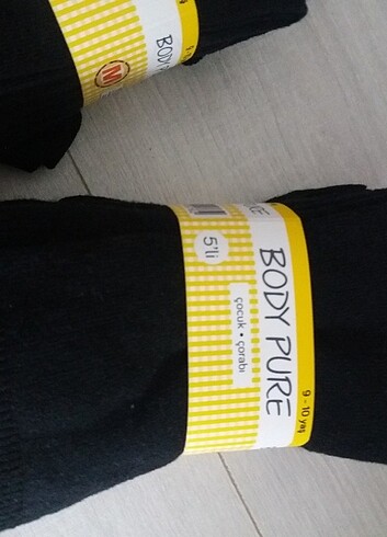 Body pure 10lu çocuk çorap - Görsel 3