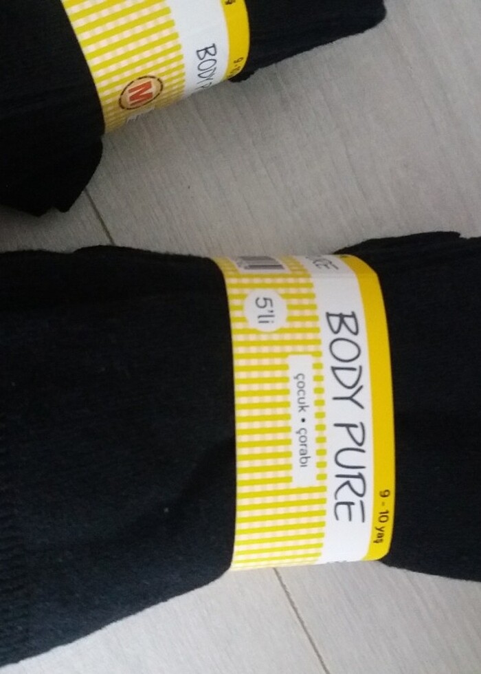 Body pure 10lu çocuk  çorap - Görsel 3