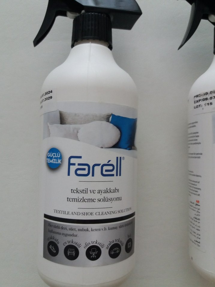 Faréll Tekstil ve Ayakkabı Temizleyici Sprey 2'li - Görsel 2