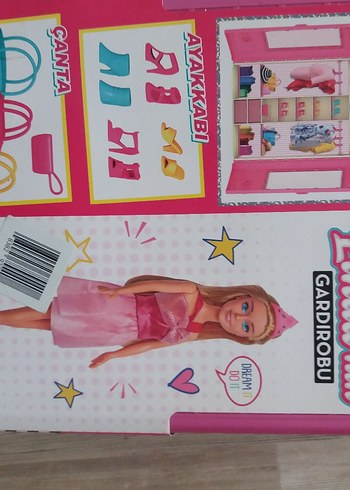 Linda's Pembe Oyuncak Gardırop ve aksesuarları SET - Görsel 6