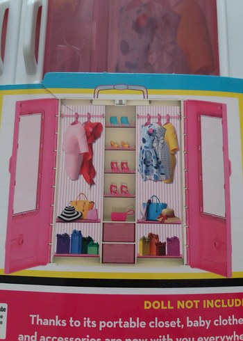 Linda's Pembe Oyuncak Gardırop ve aksesuarları SET - Görsel 3