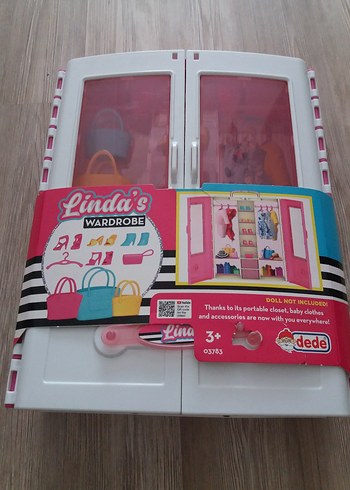 Linda's Pembe Oyuncak Gardırop ve aksesuarları SET - Görsel 2