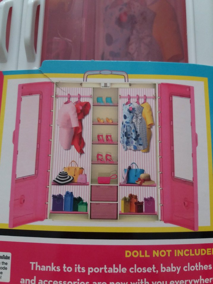 Linda's Pembe Oyuncak Gardırop ve aksesuarları SET - Görsel 3